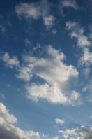 Photo Texture of Blue Clouded Clouds